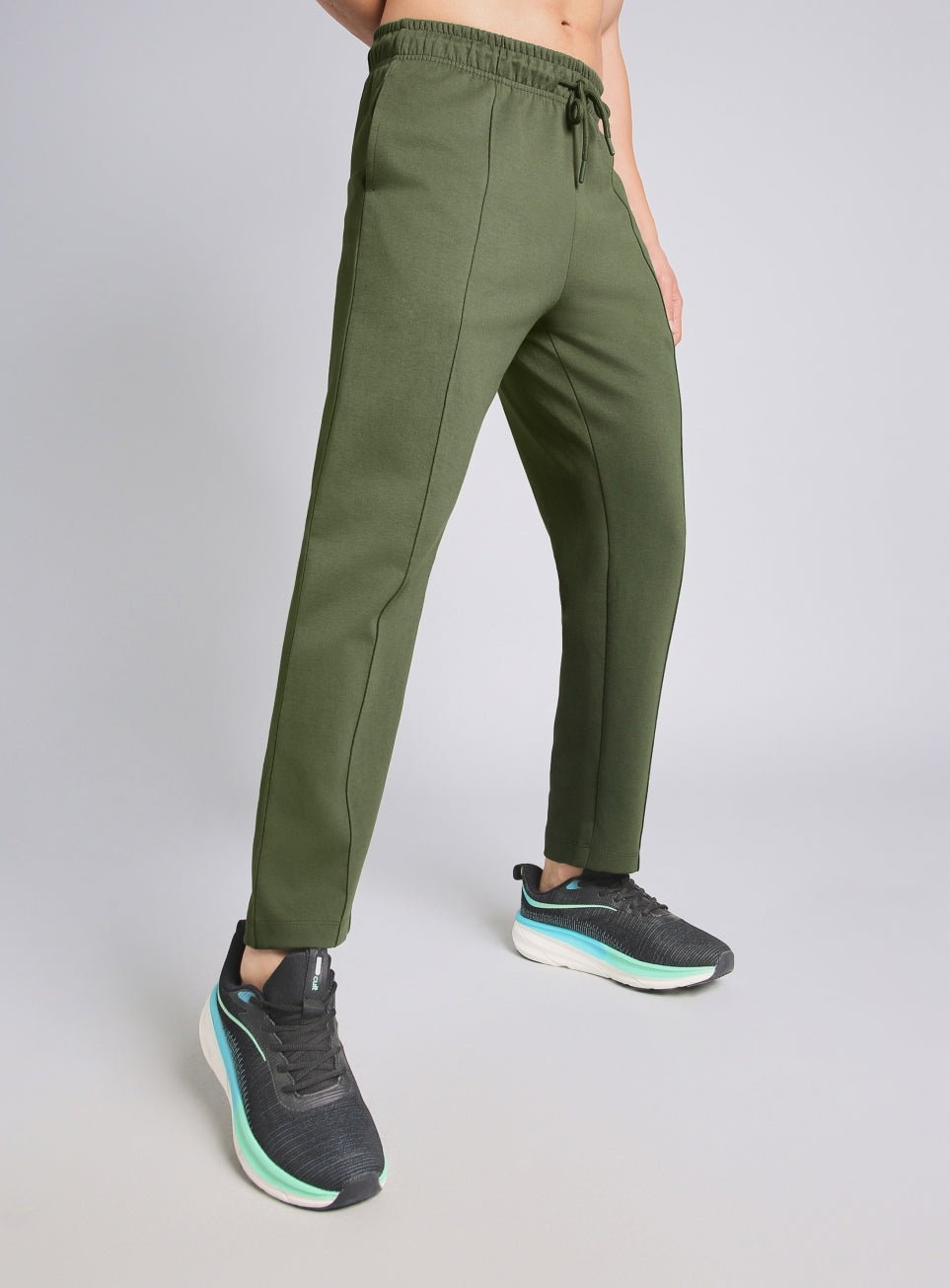 Men's Green Ultra Luxe Tailored Trackpants