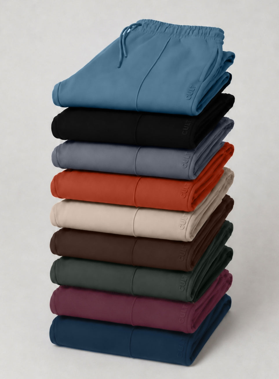 Men's Wine Ultra Luxe Tailored Trackpants