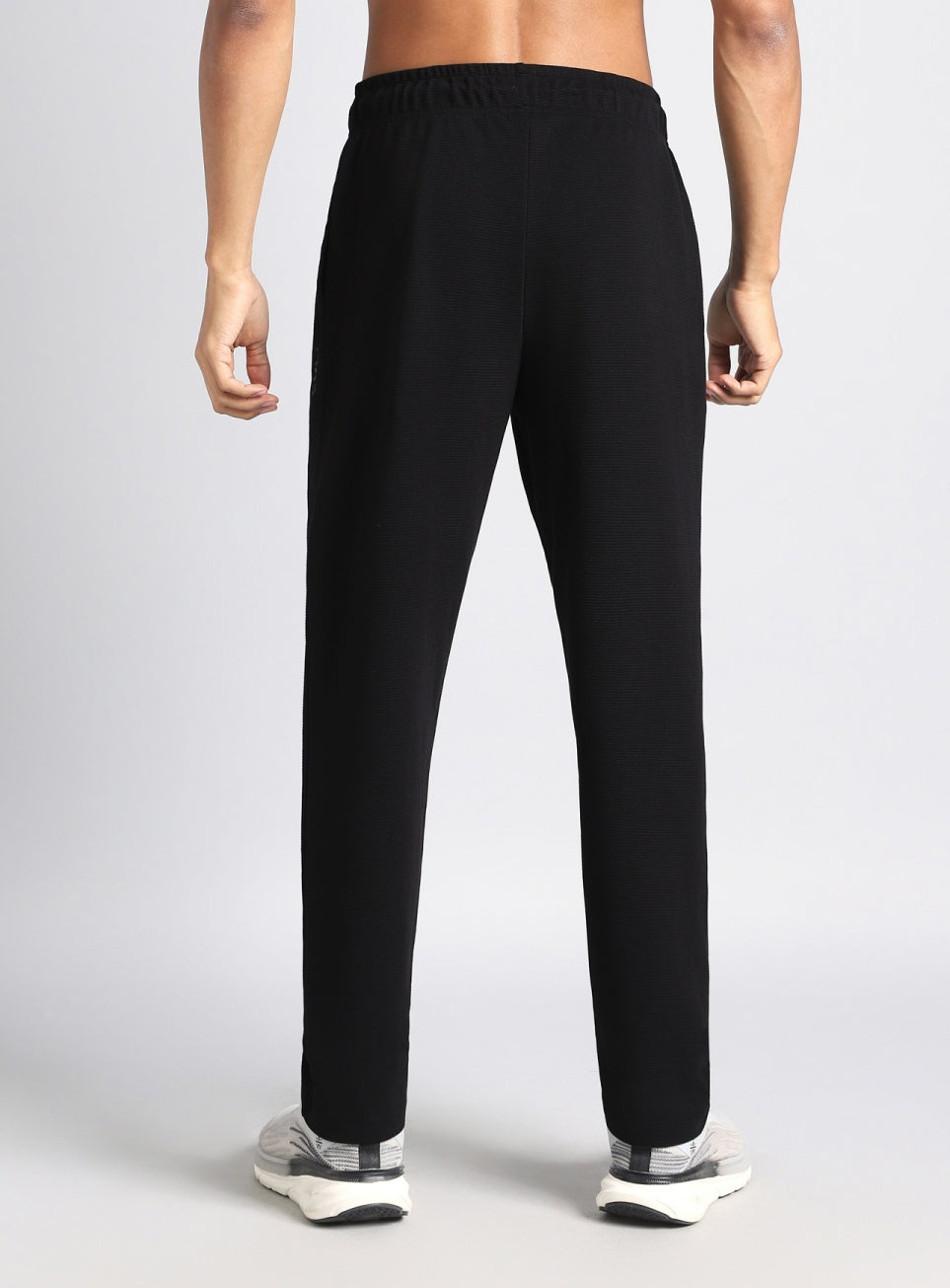 Men's Black Luxe Form Classic Trackpants
