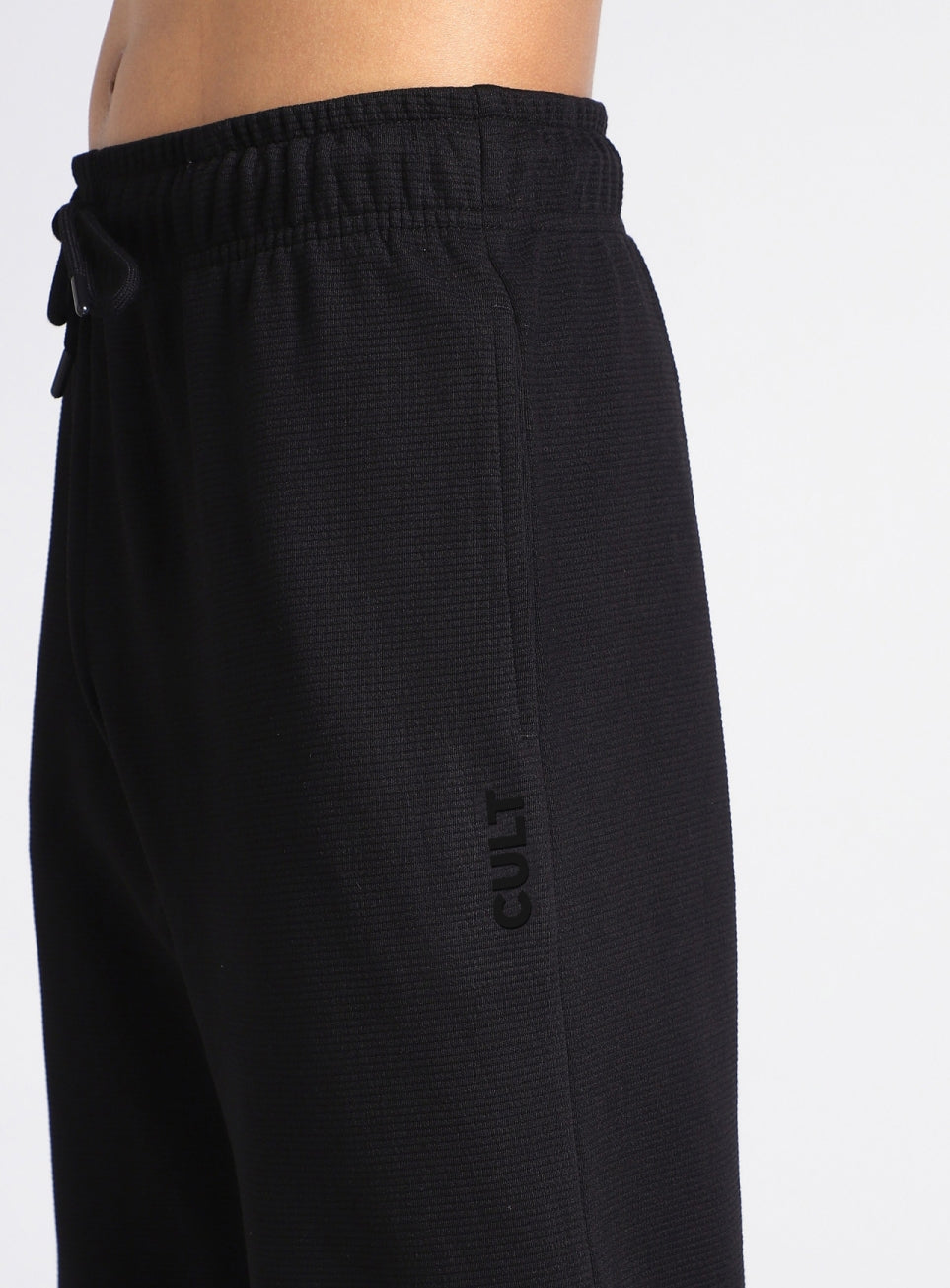 Men's Black Luxe Form Classic Trackpants