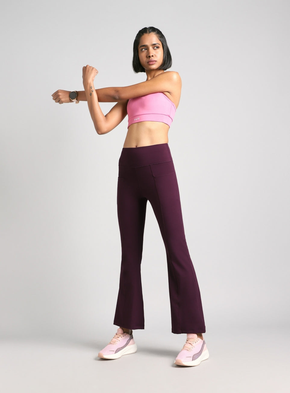 Women's Purple All Format Training COMFlex Flare Pants