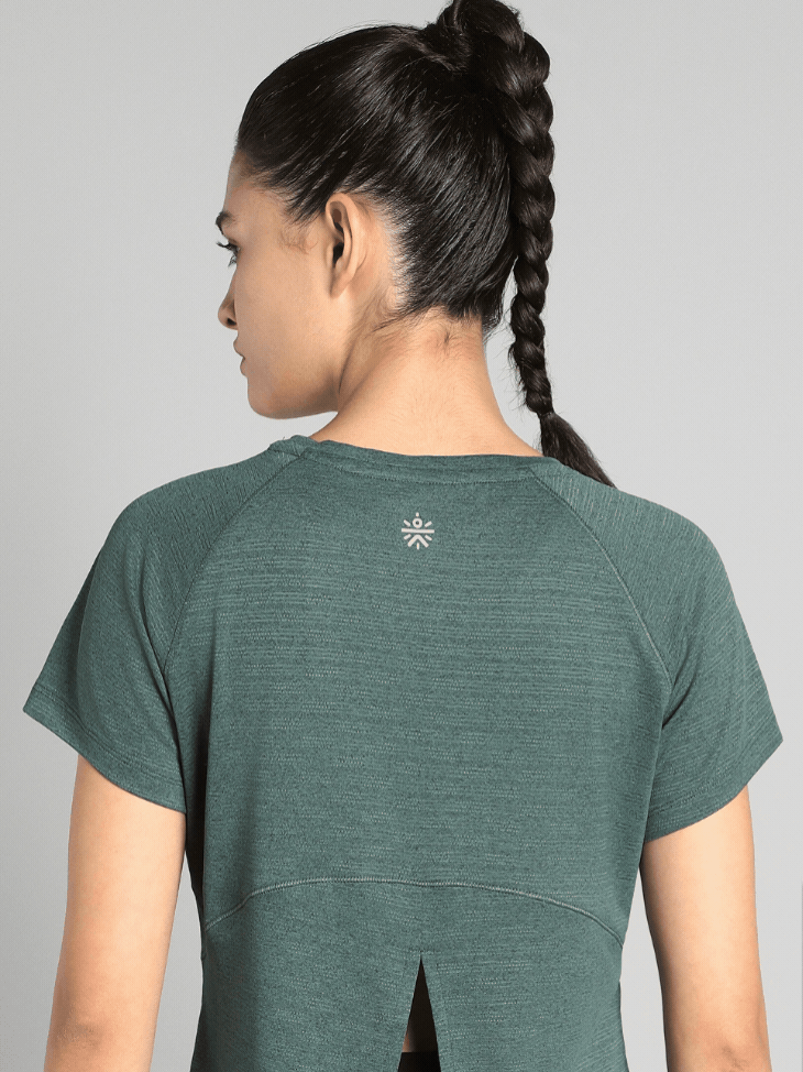 Women's Green Flow HIIT Top