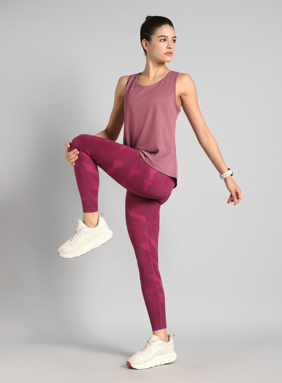 Women's Pink Ease Flow Perfomance Tank