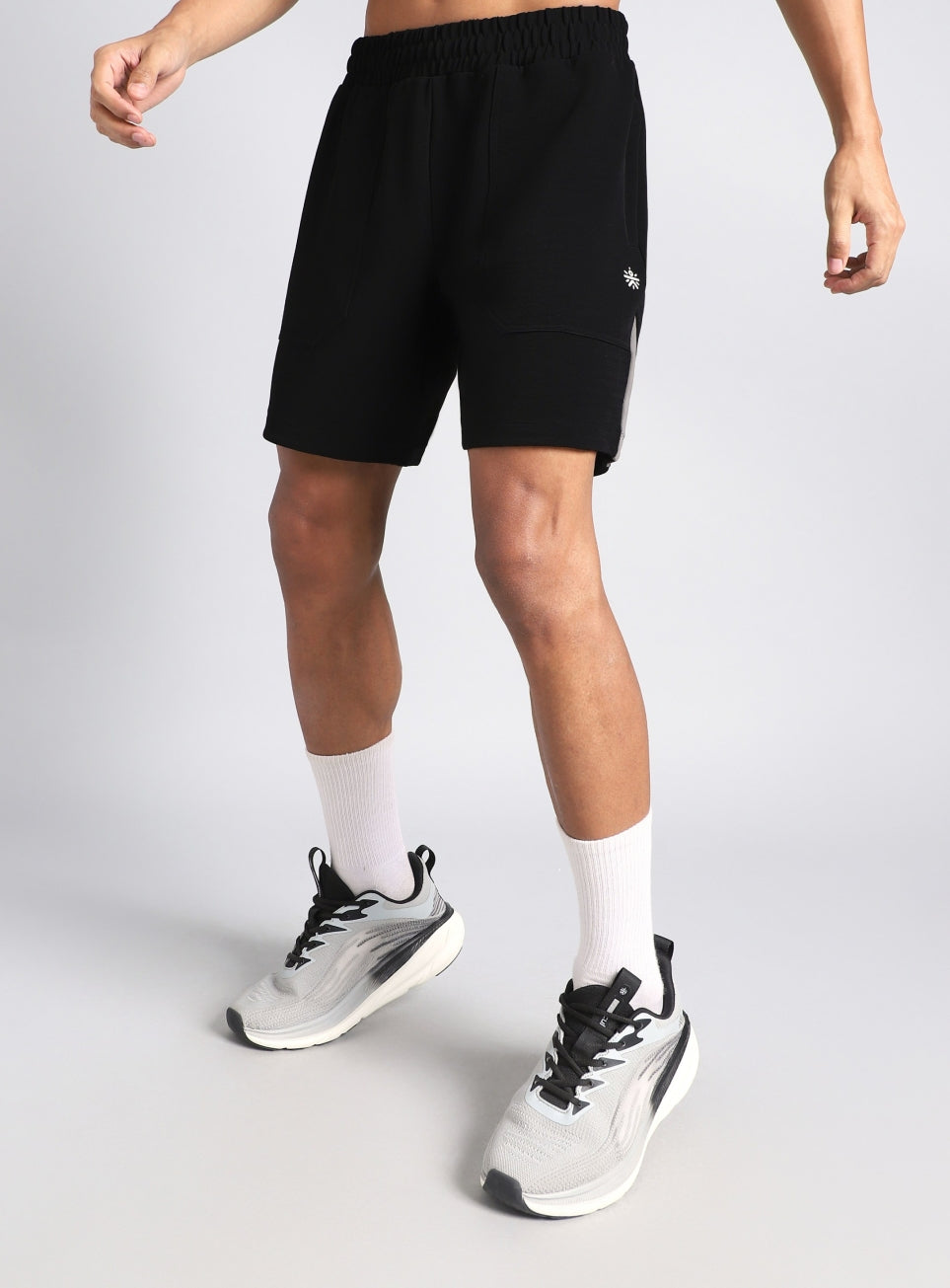 Men's Black Train in Utility Shorts