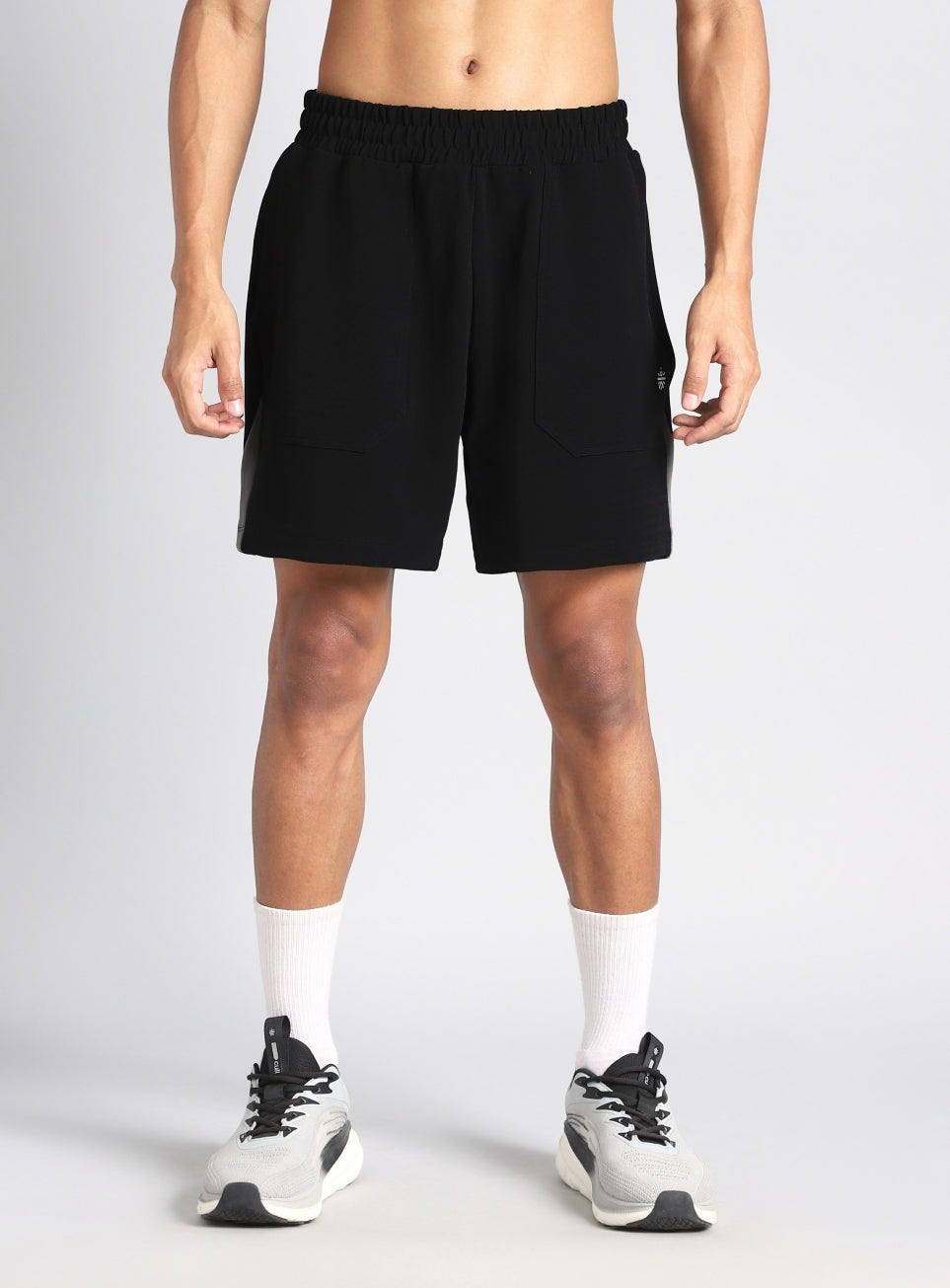 Men's Black Train in Utility Shorts