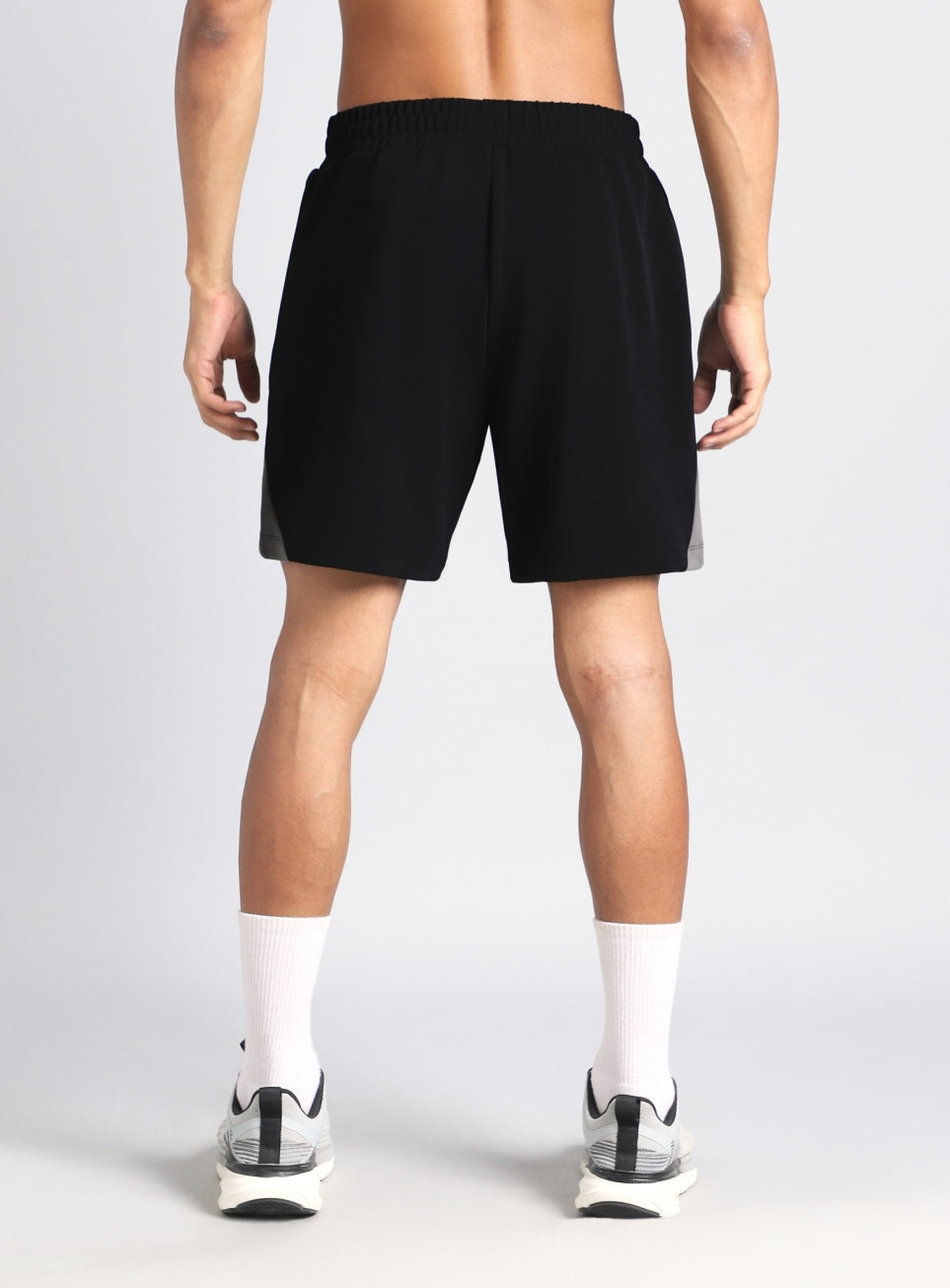 Men's Black Train in Utility Shorts