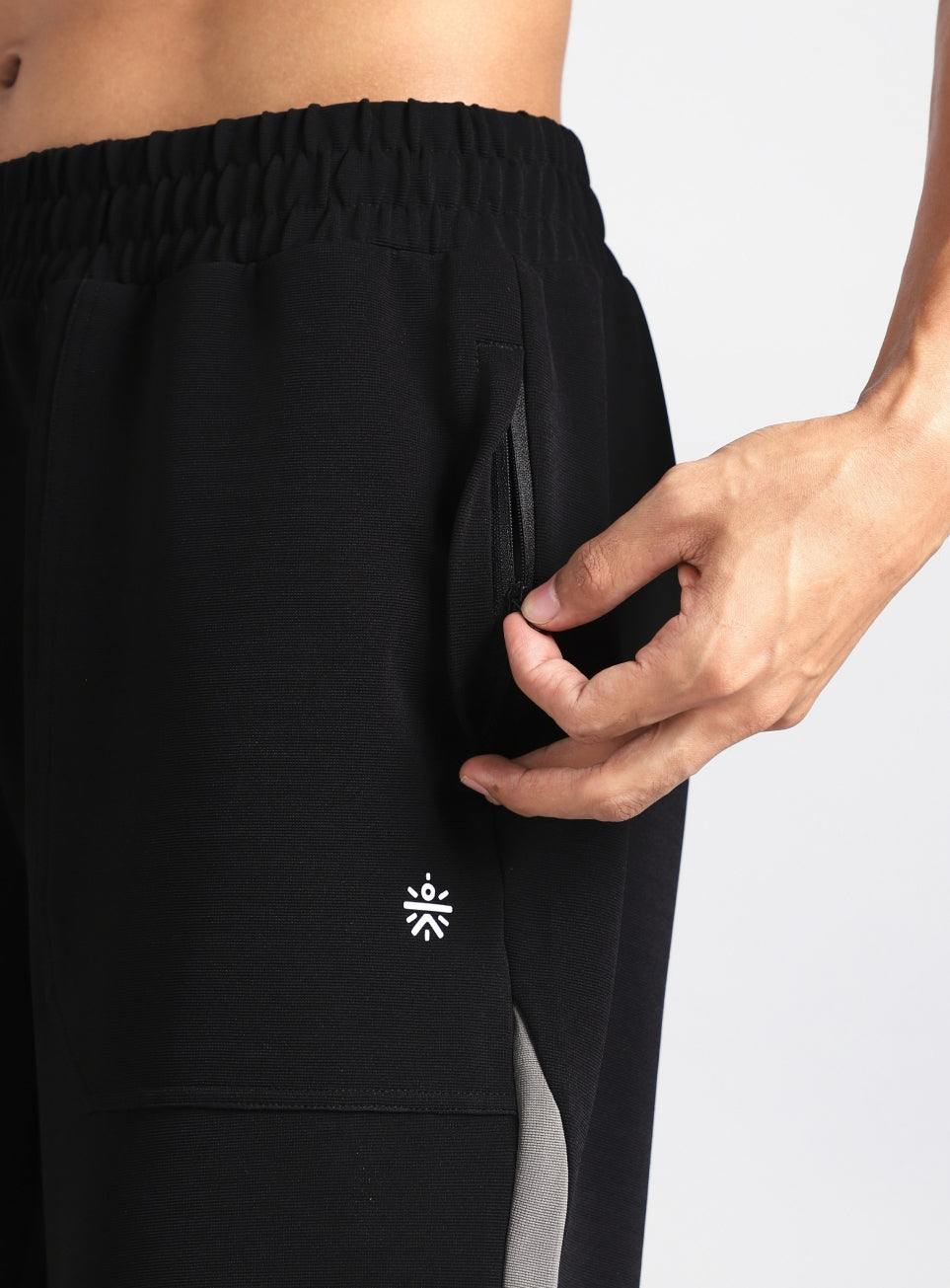 Men's Black Train in Utility Shorts