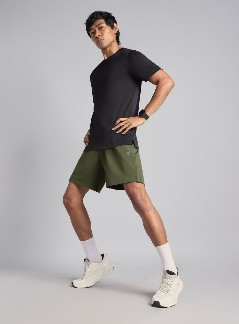 Men's Green Ultra Run Speed Shorts