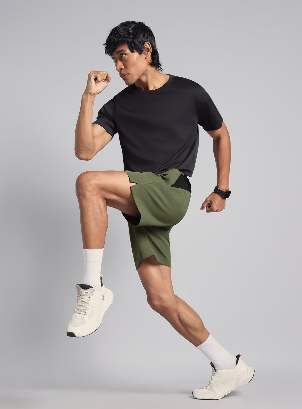 Men's Green Ultra Run Speed Shorts