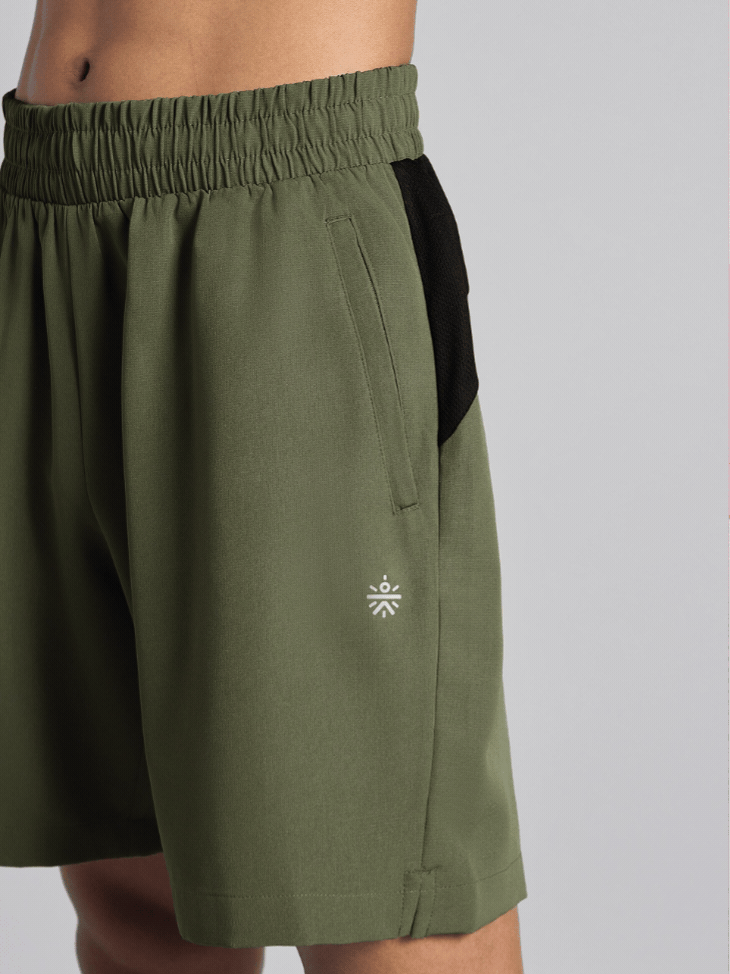 Men's Green Ultra Run Speed Shorts