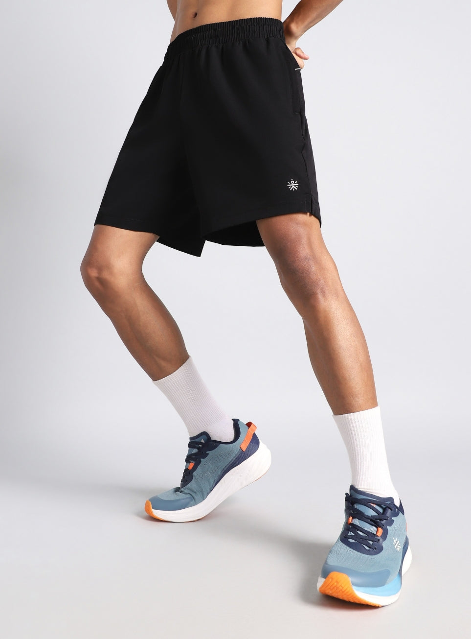 Men's Black Night Jogger Running Shorts