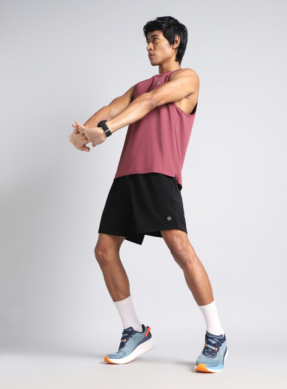 Men's Black Night Jogger Running Shorts