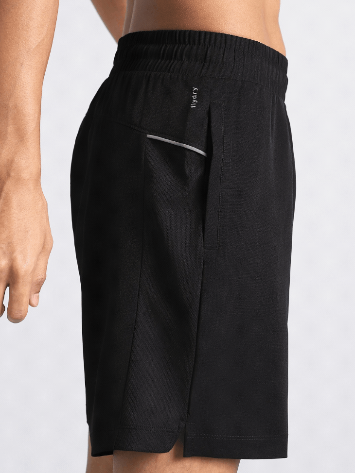Men's Black Night Jogger Running Shorts