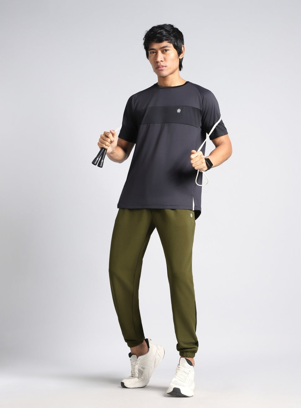 Men's Olive Train in Utility Joggers