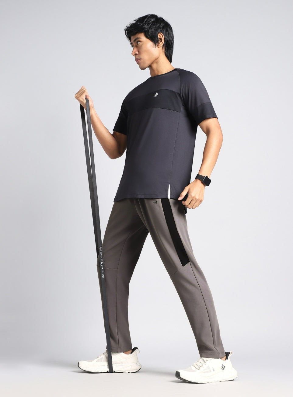 Men's Grey Flex Training Trackpant