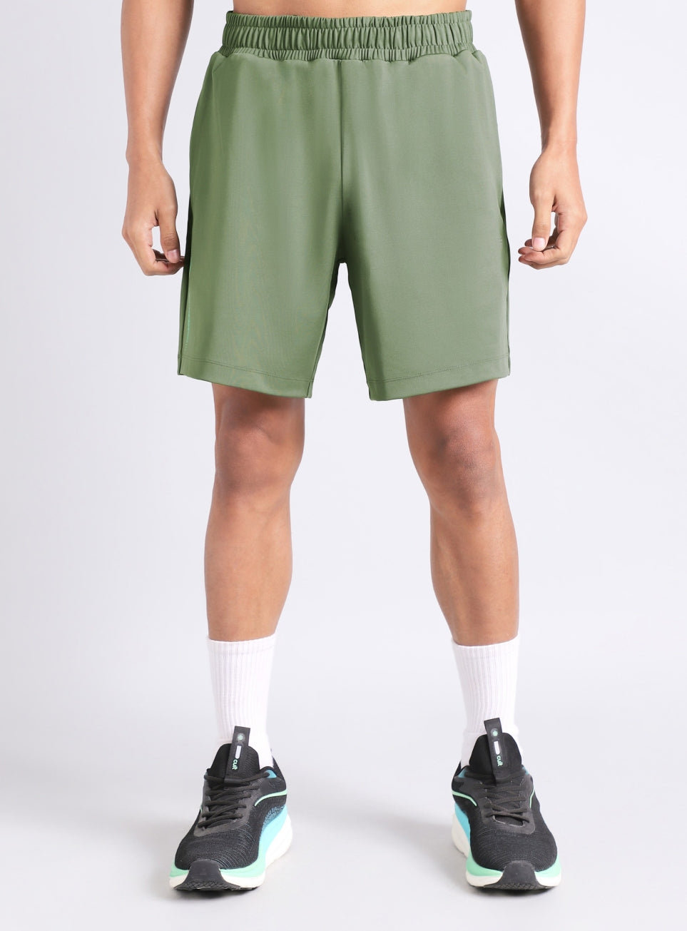 Men's Olive Cult Run Club Shorts