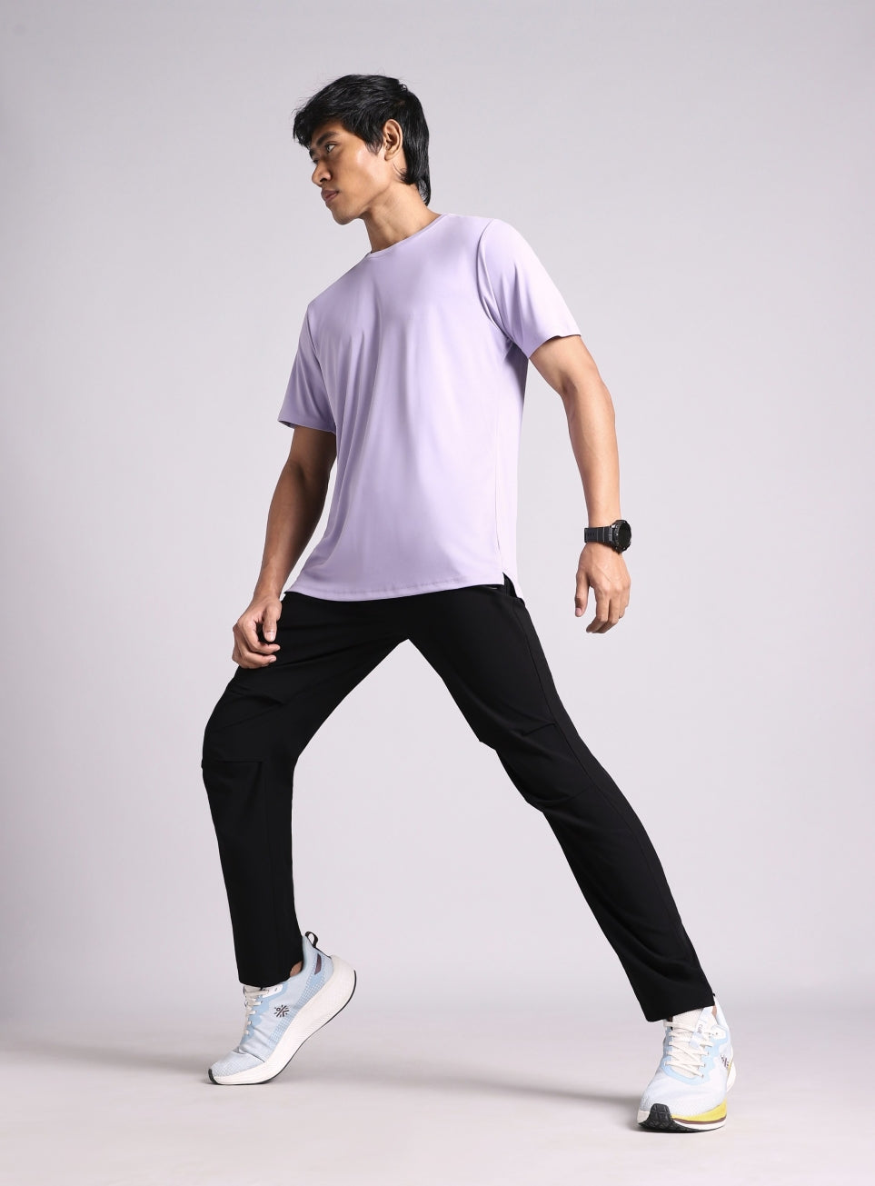 Men's Black Run Essential Track Pant