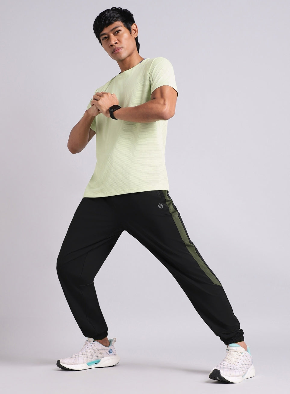 Men's Black Stay in Motion Running Joggers