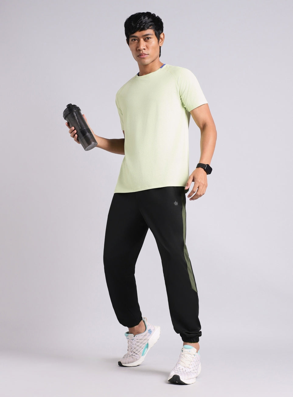 Men's Black Stay in Motion Running Joggers