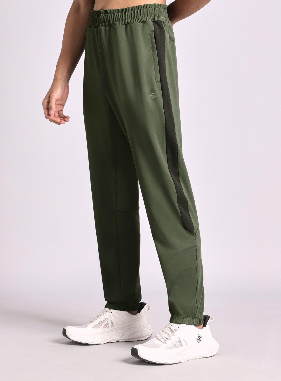 Men's Olive Stay in Motion Running Joggers