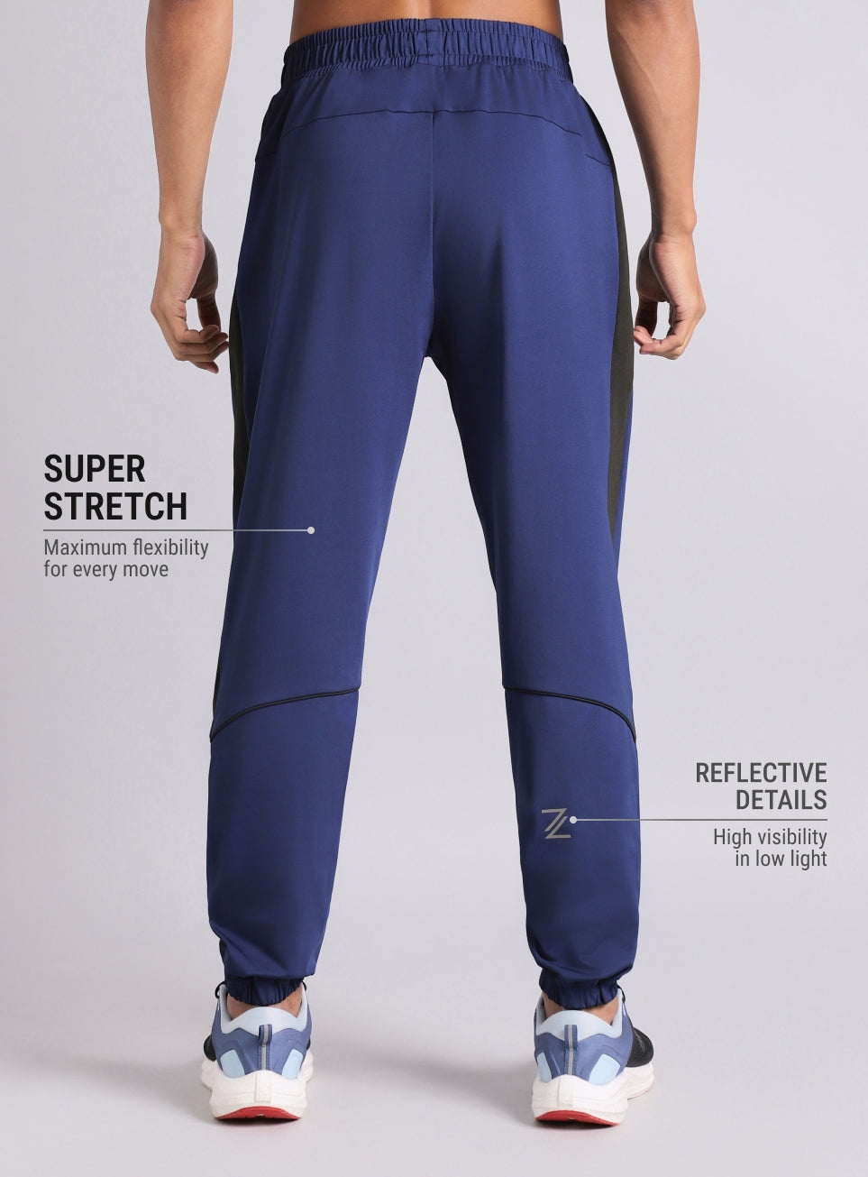 Men's Navy Stay in Motion Running Joggers