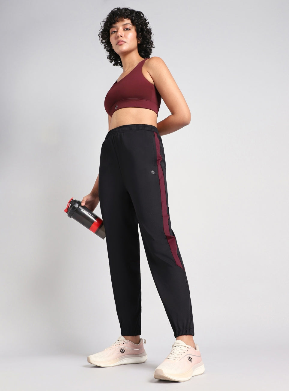 Women's Black Stay in Stride Running Joggers