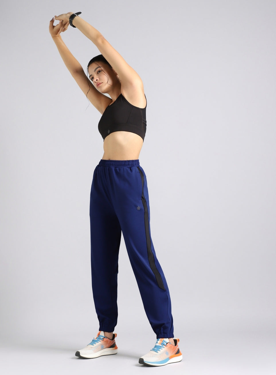 Women's Navy Stay in Stride Running Joggers