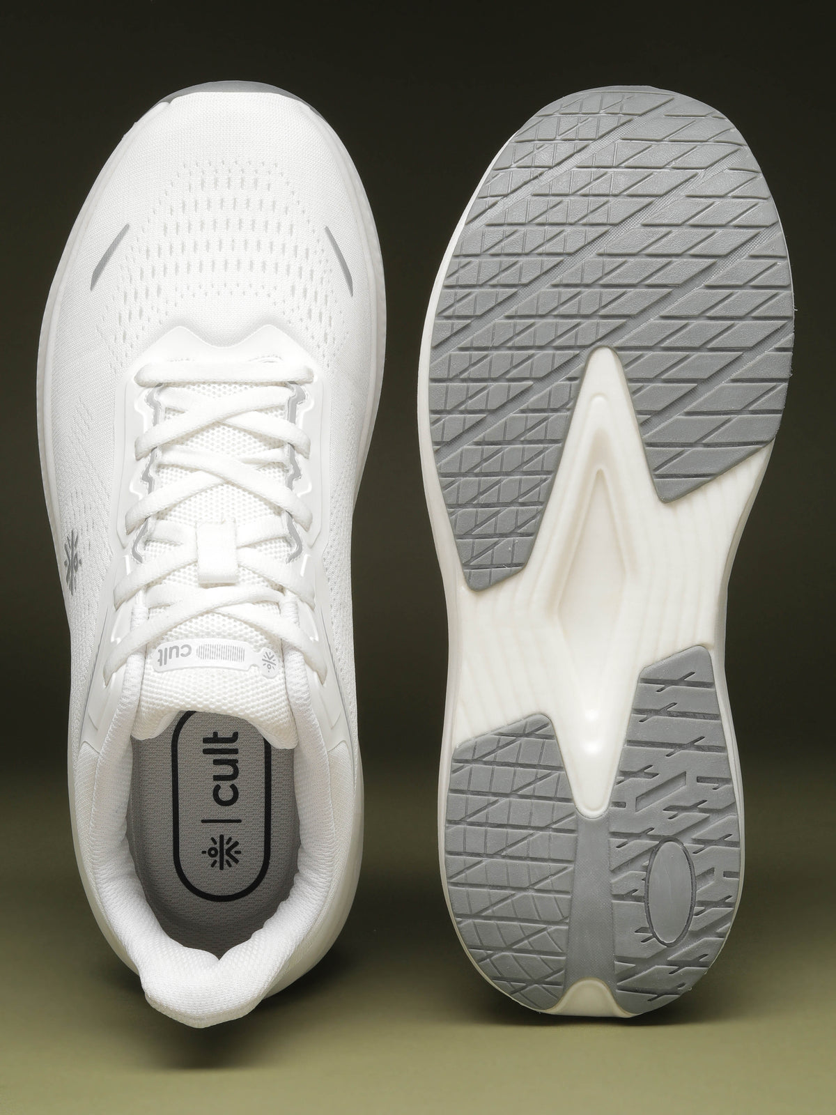 cult Men's RunFlux Running Shoes - White