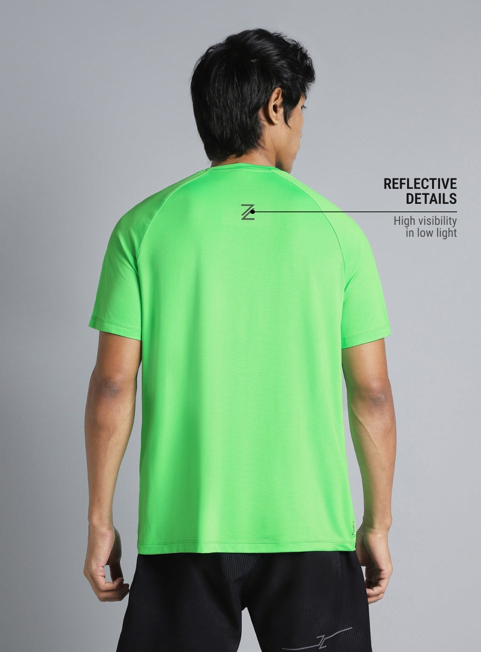 Men's Green Run Mode T-shirt