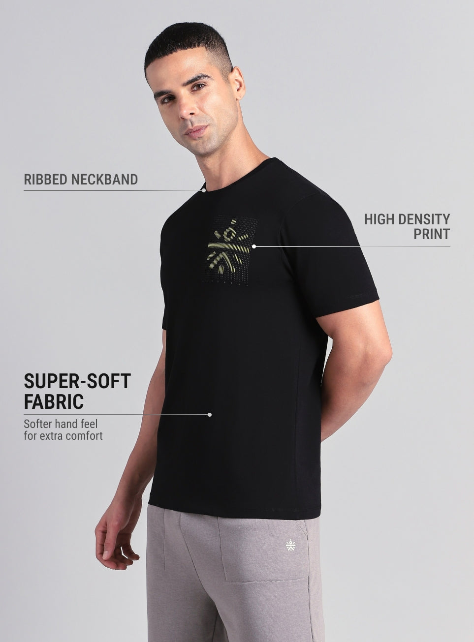 Men's Black Cult Logo Beats Graphic T-shirt