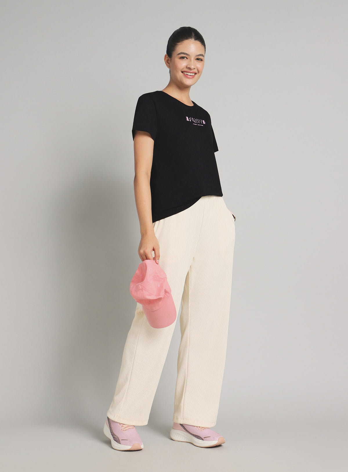 Women's Black Flow Graphic T-shirt