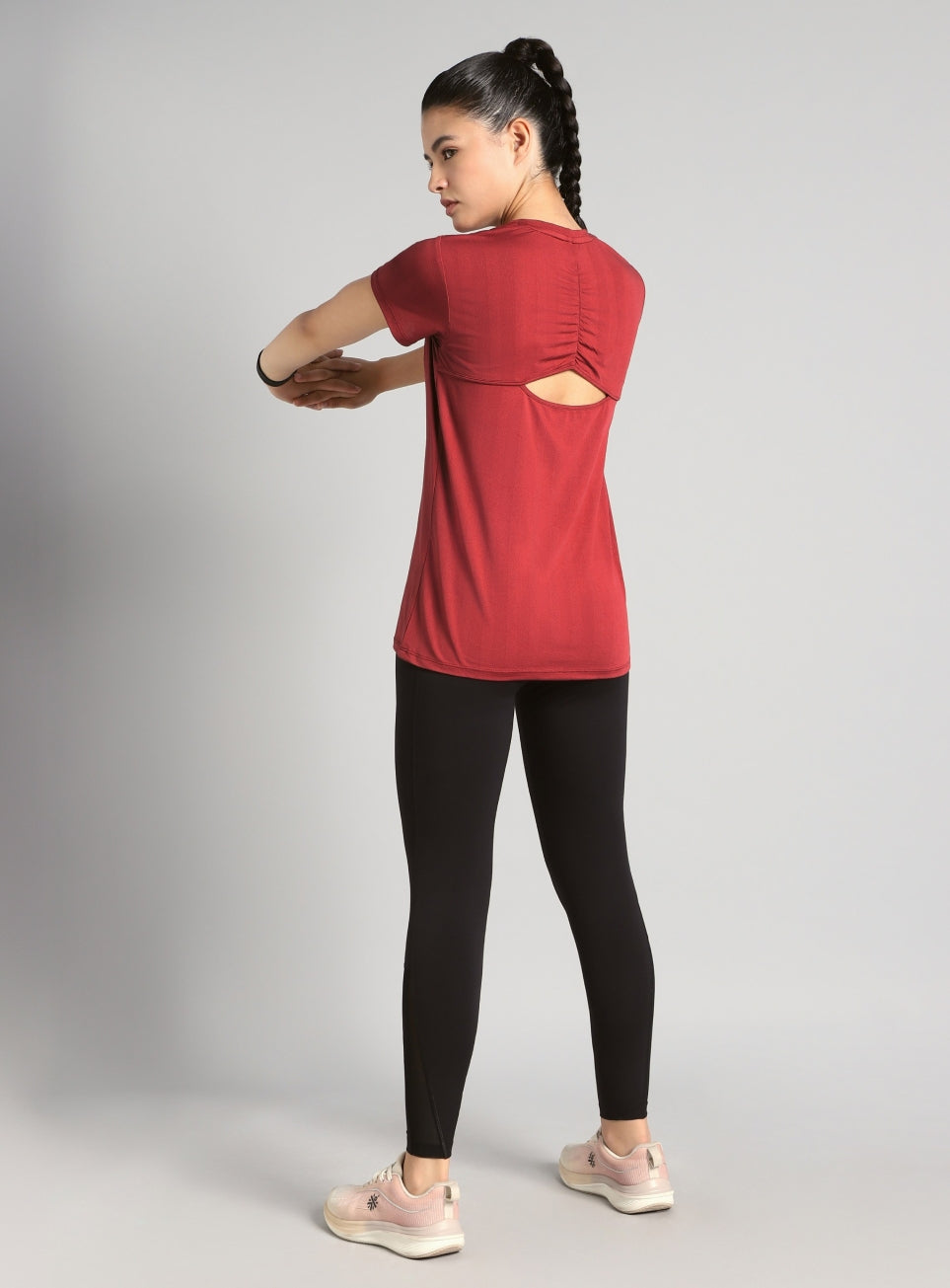 Women's Red Train All Format Performance Top