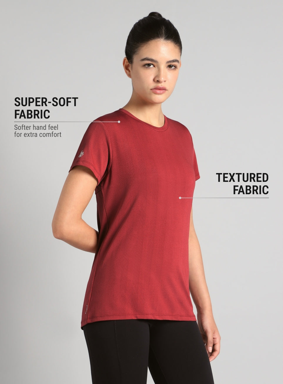 Women's Red Train All Format Performance Top