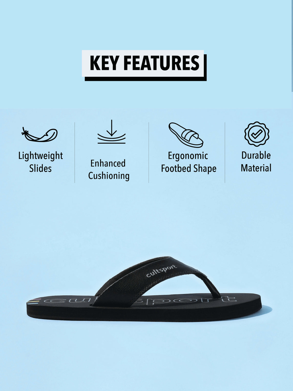 cult Glide Sweat Absorbing EVA Flip Flops