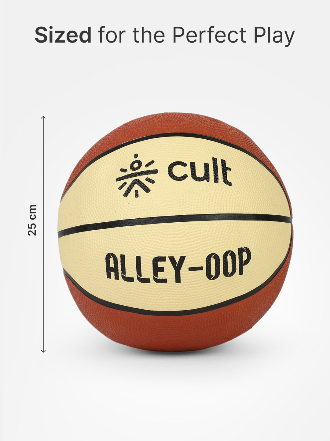 cult Basketball Alley-OOP Brown Cream Size 7