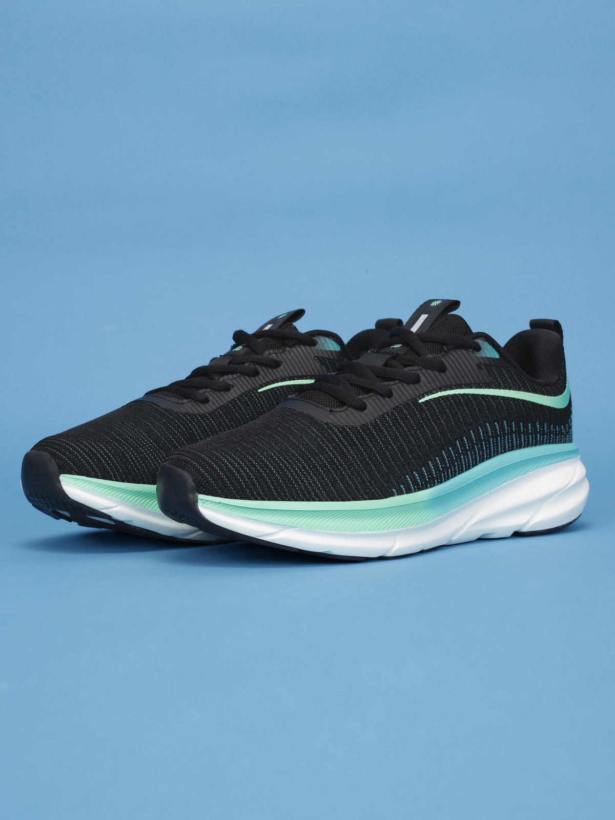 cult Women's Flytor Running Shoes - Black/Sea Green