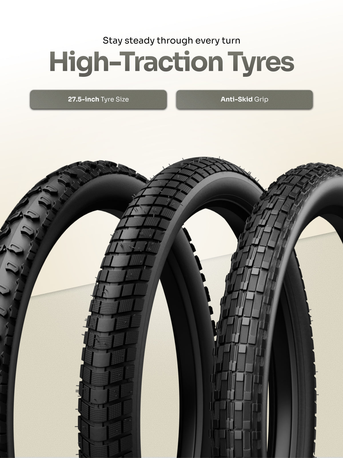 Galaxy Max Mountain Bike Steel 7 Speed Cycle 27.5 inch Tyre, Green With Front Suspension, Single Wall Rim and Dual Disc Brakes Ideal For 5.2 ft to 6 ft