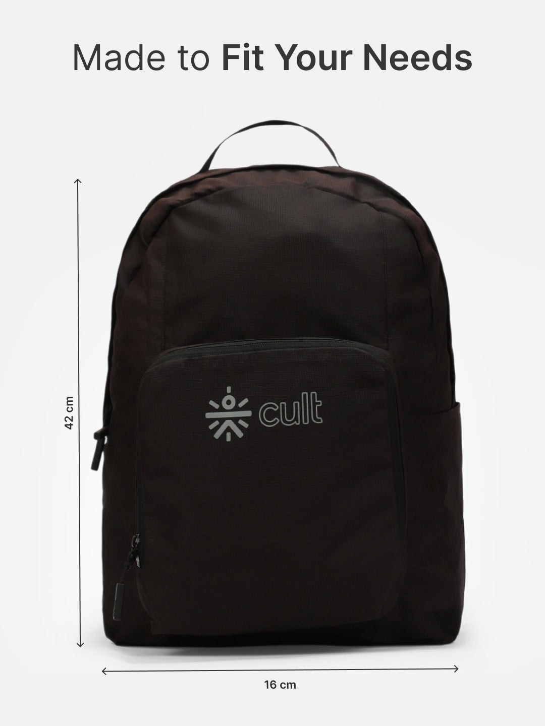 cult Foldable Backpack  25L Black