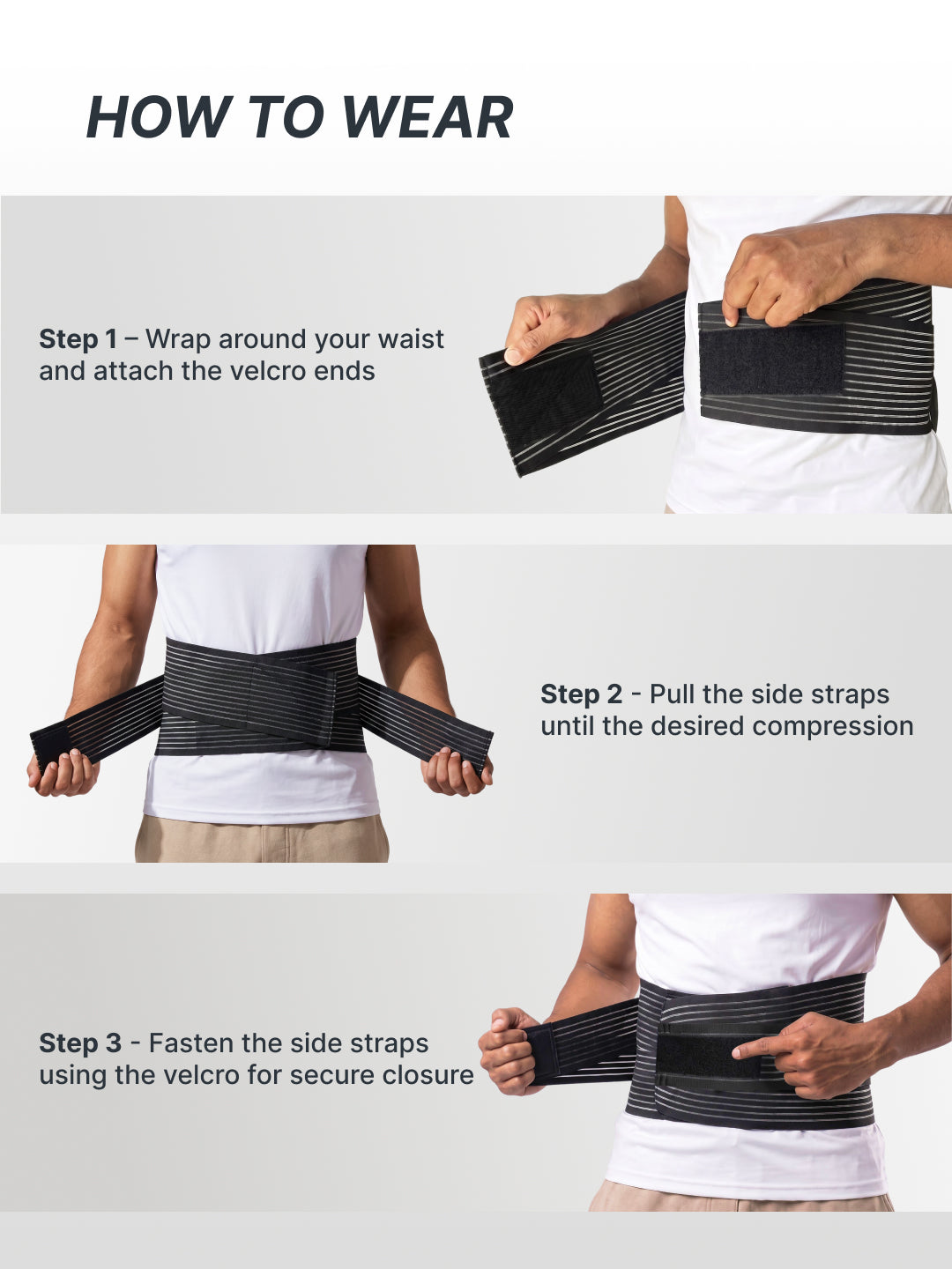 Cult Lumbar Support Belt Black