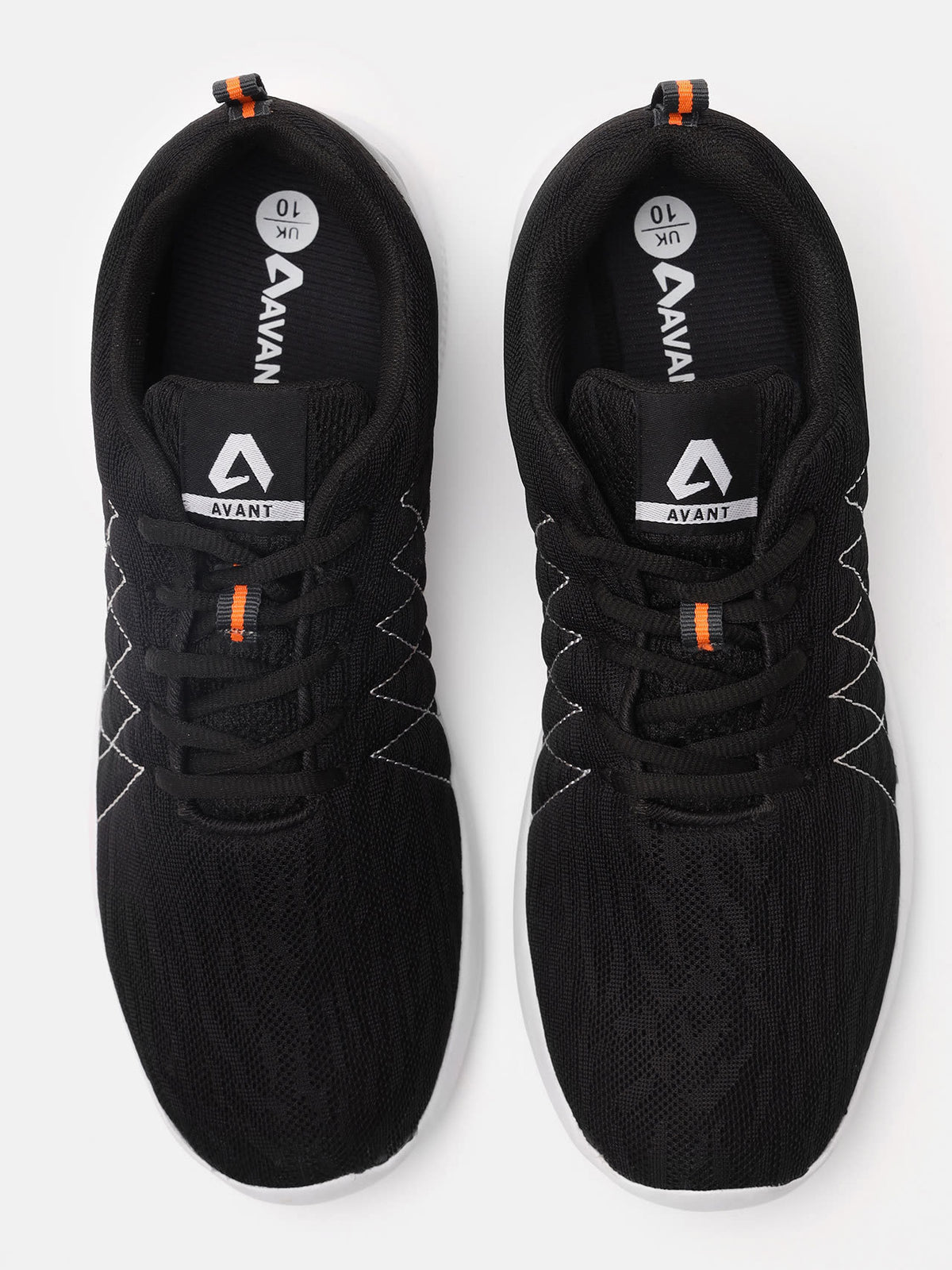 Avant Men's Ultra Light Running & Training Shoes - Black