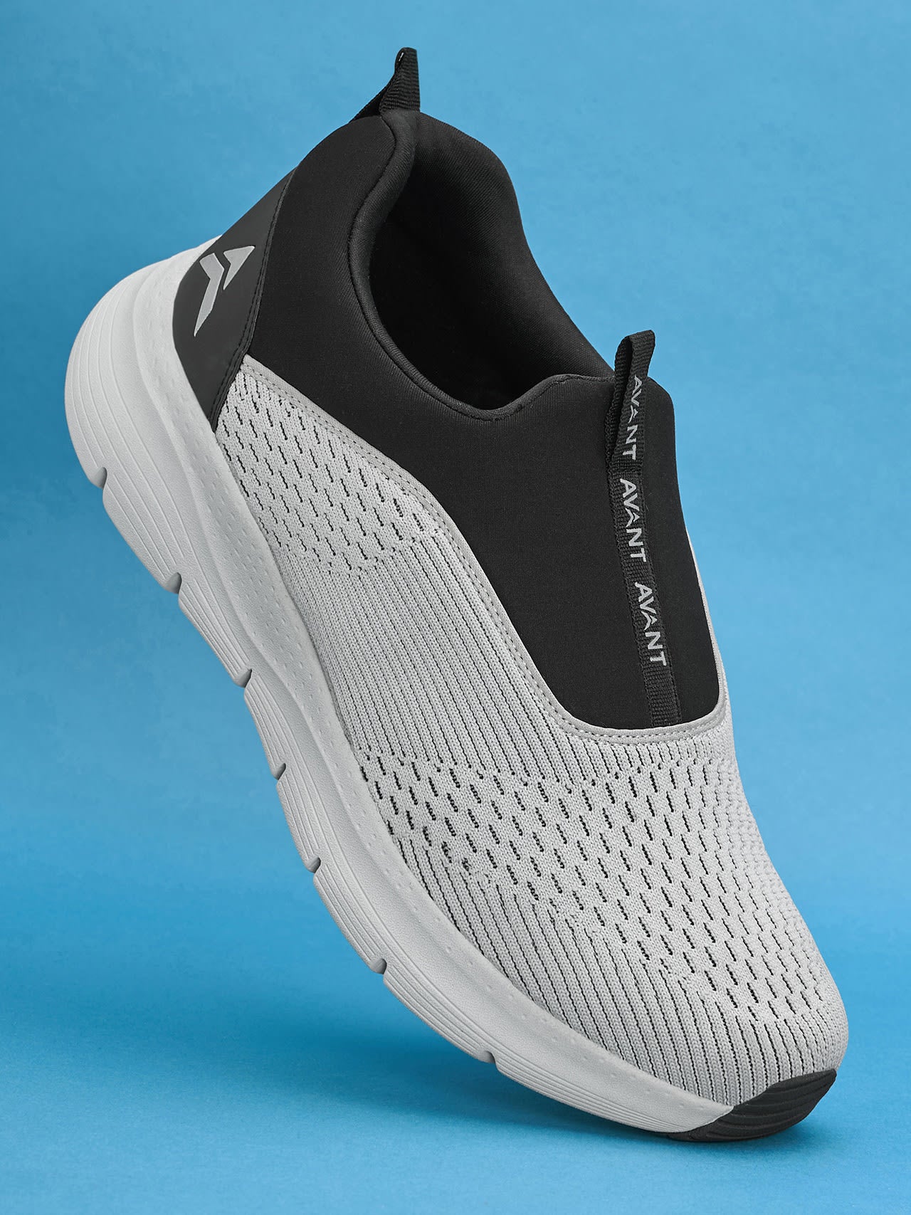 Avant Men's Sigma Slip-On Walking Shoes - Lt.Grey/Black