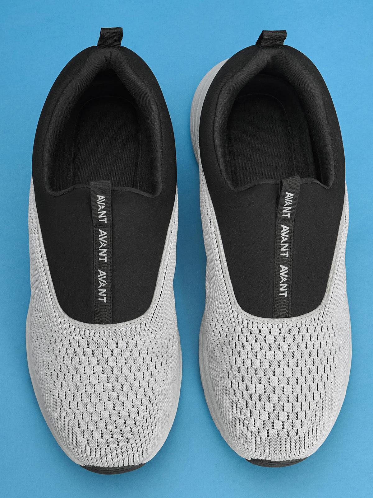 Avant Men's Sigma Slip-On Walking Shoes - Lt.Grey/Black
