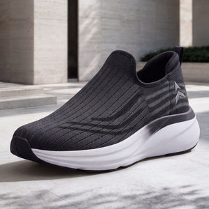 Avant Men's Lujo Slip-On Walking Shoes-D.Grey