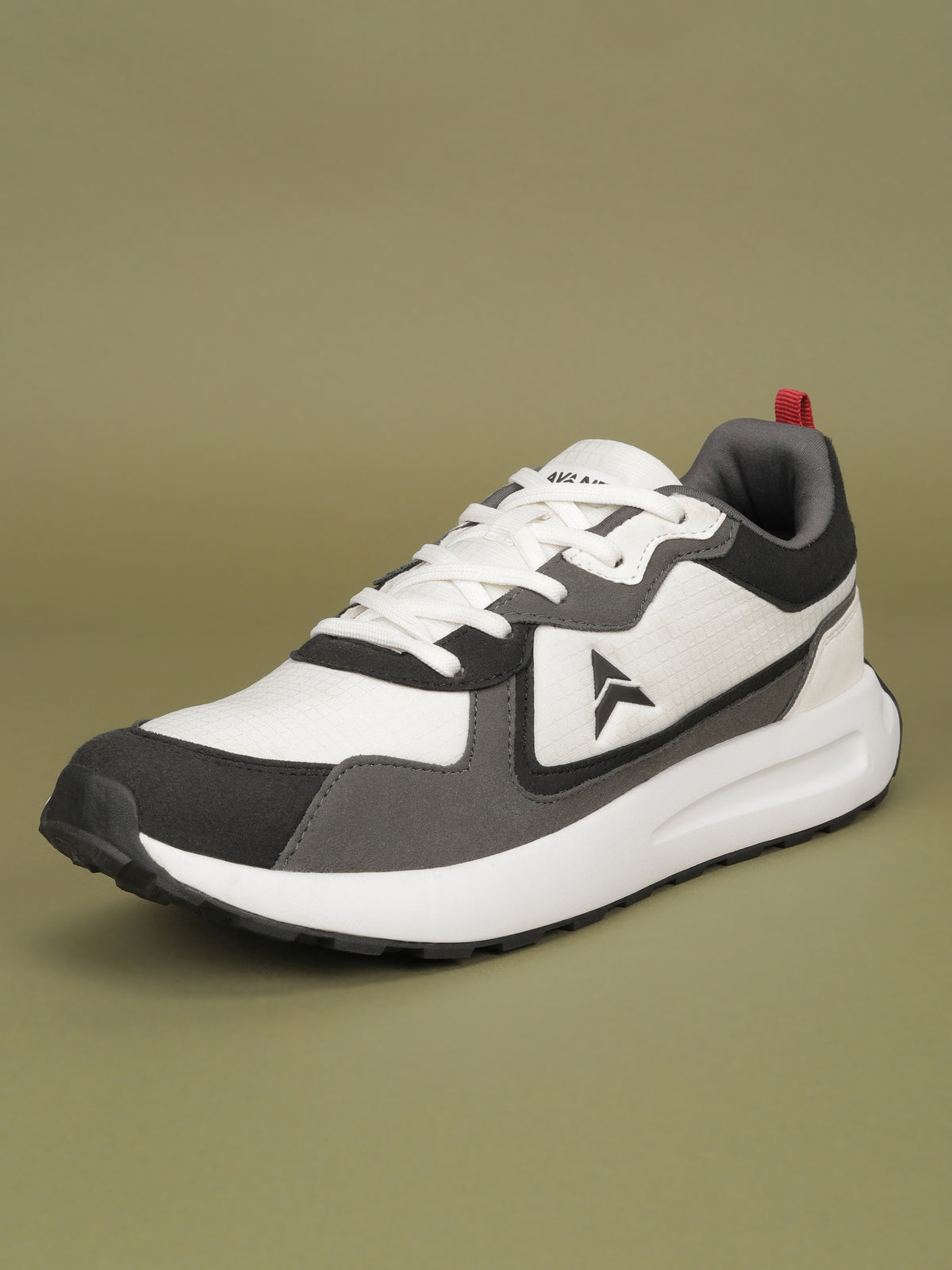 Avant Men's Waffle Max Sneakers Shoes - Grey/White