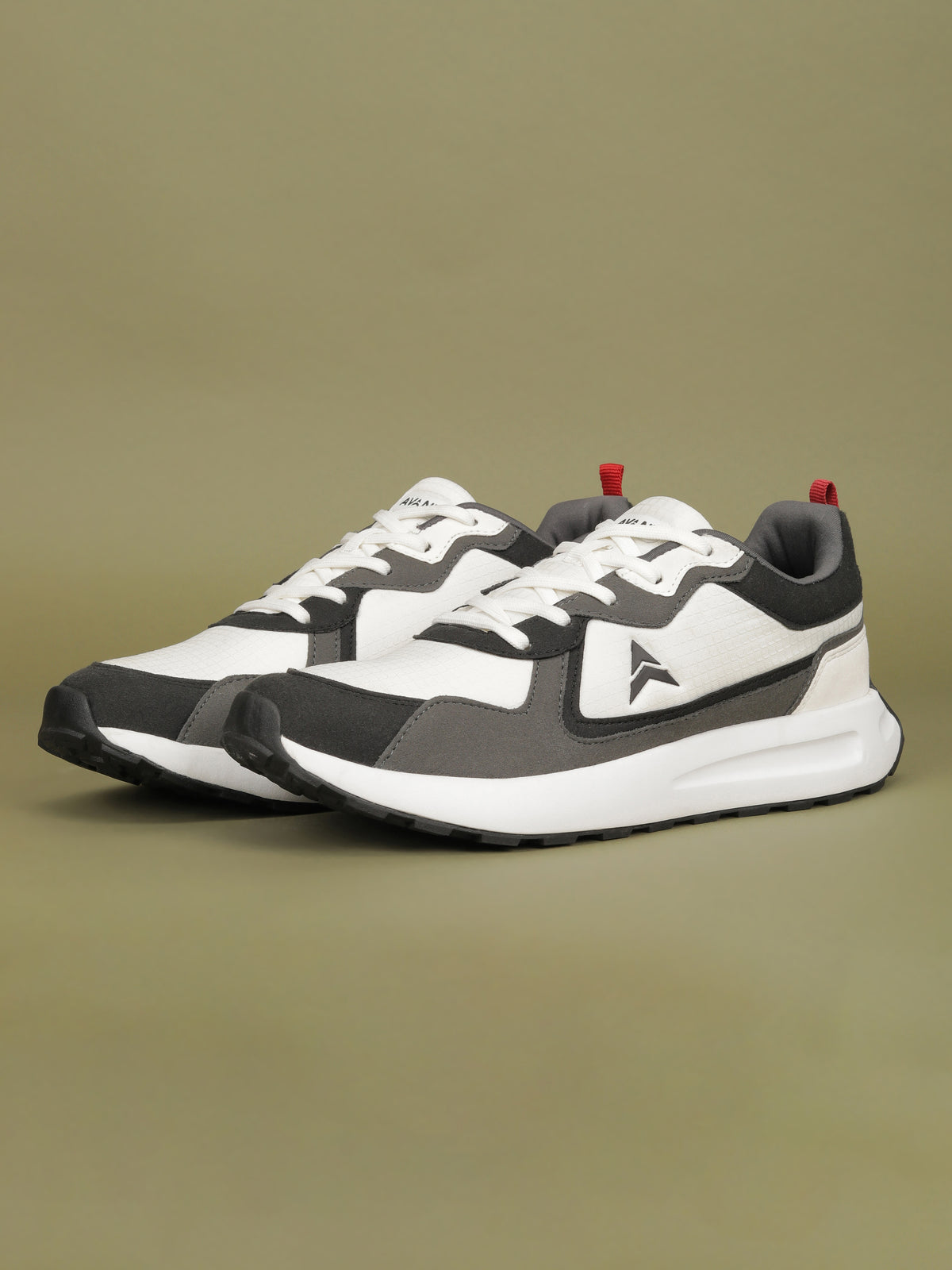 Avant Men's Waffle Max Sneakers Shoes - Grey/White