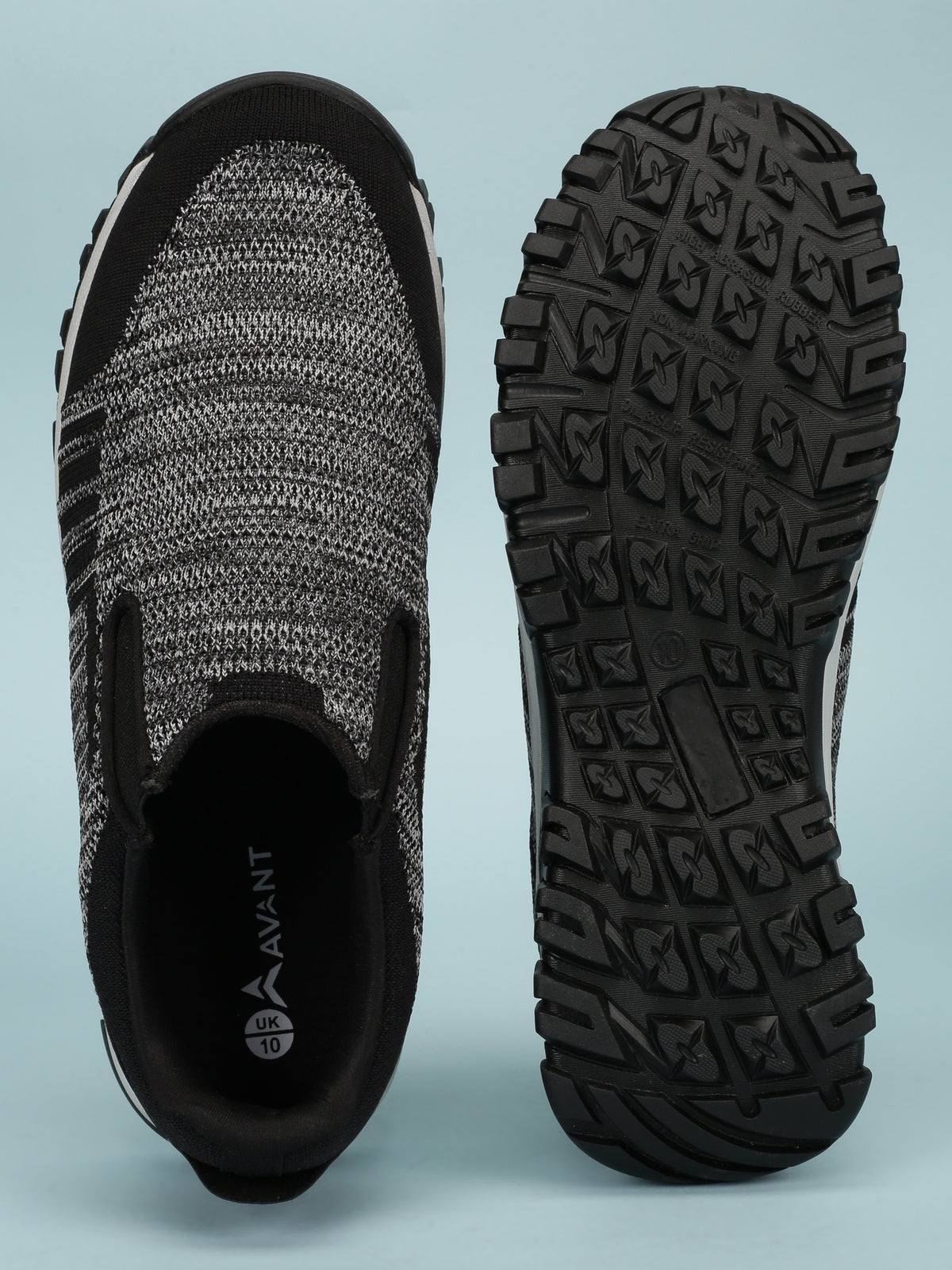 Avant Men’s EasyGlide Slip-on Walking Shoes - Black