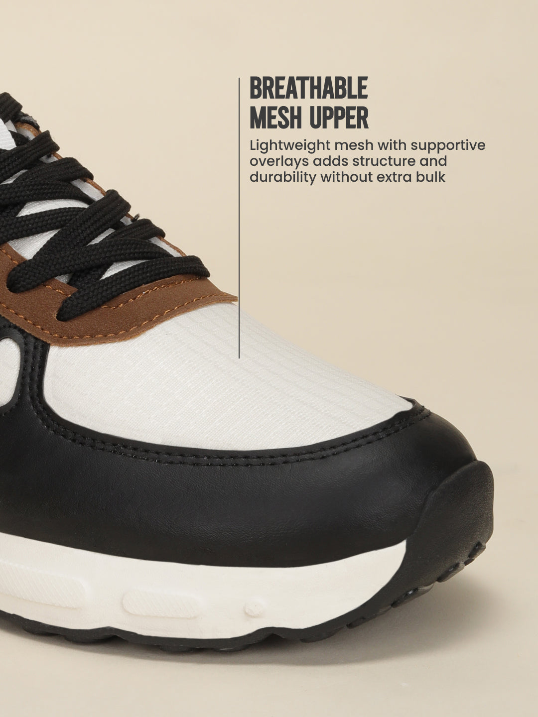 Avant Men's StepWise Sneakers - Beige/Black