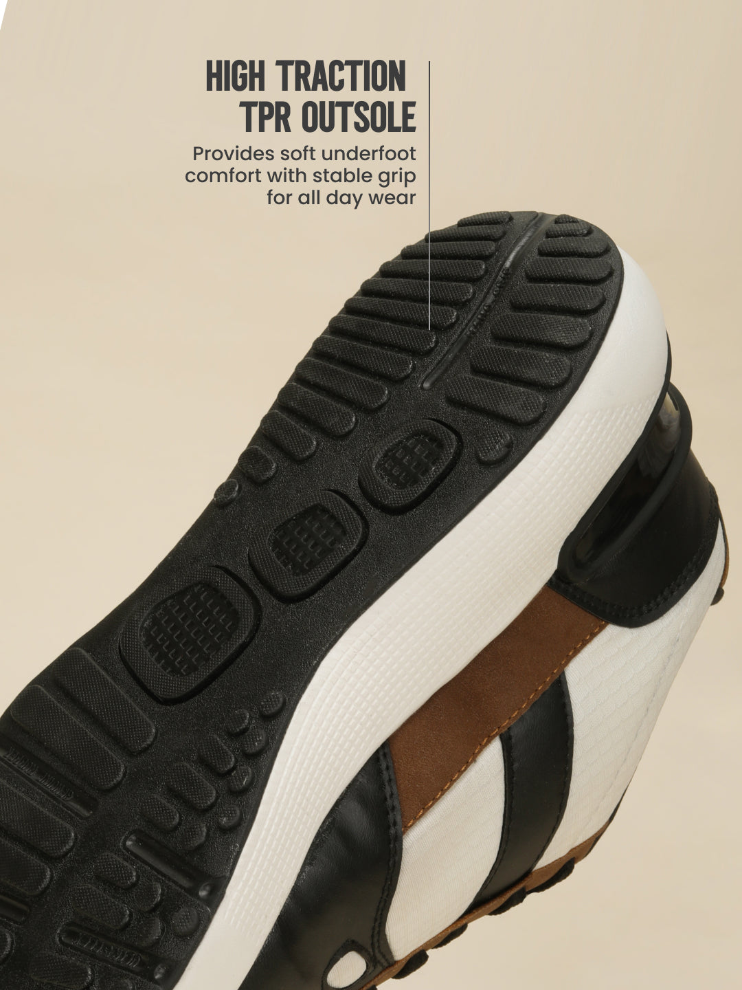 Avant Men's StepWise Sneakers - Beige/Black