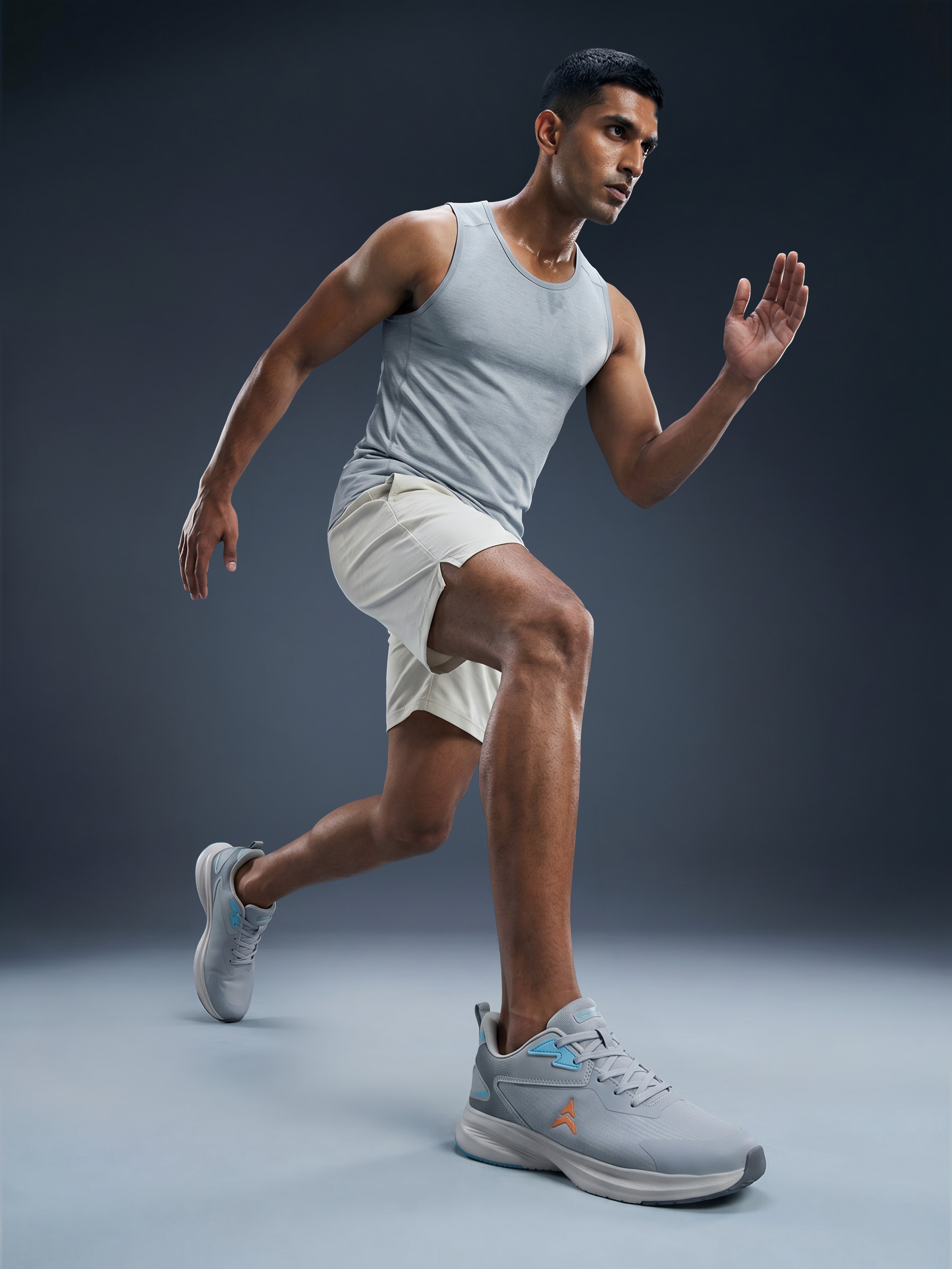 Avant Men's Delux Running Shoes - Grey