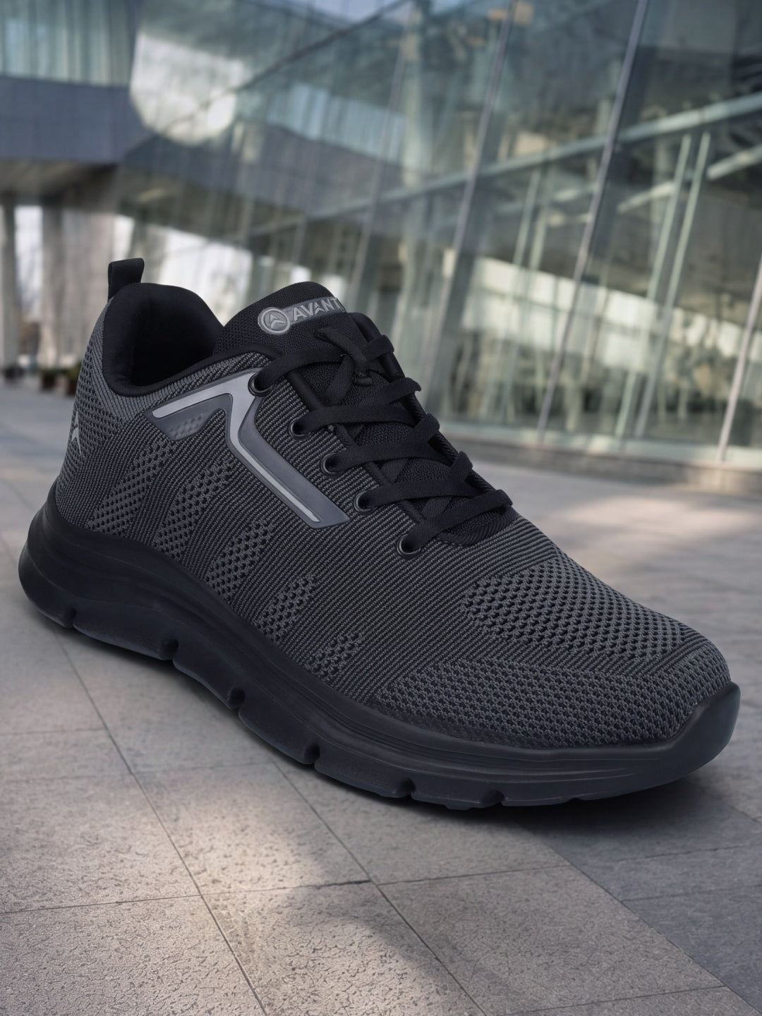 Avant Men's EnduraStep Walking Shoes - Black/Grey